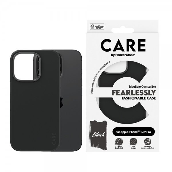 CARE by PanzerGlass iPhone 16 Pro Cover Fashionable MagSafe Sort