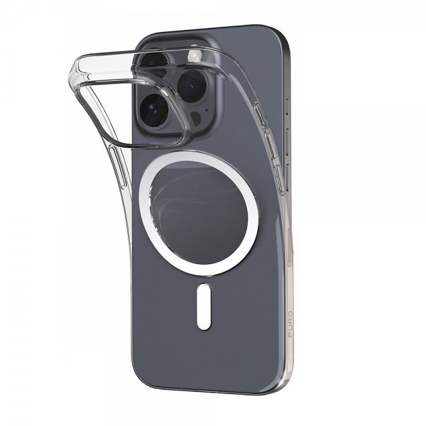 Puro iPhone 16 Pro Cover Nude Mag Transparent