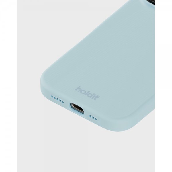 holdit iPhone 16 Pro Cover Silikone Mineral Blue