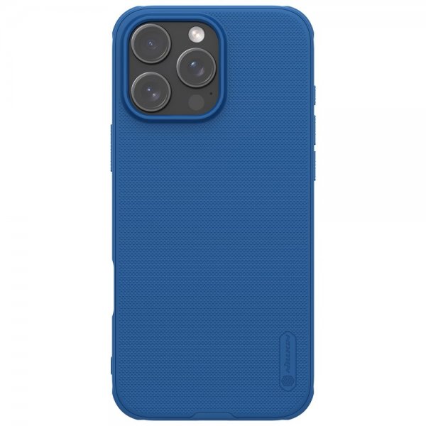 Nillkin iPhone 16 Pro Cover Super Frosted Shield Pro MagSafe Blå