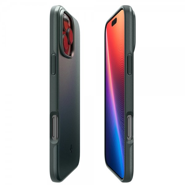 Spigen iPhone 16 Pro Cover Thin Fit MagFit Abyss Green