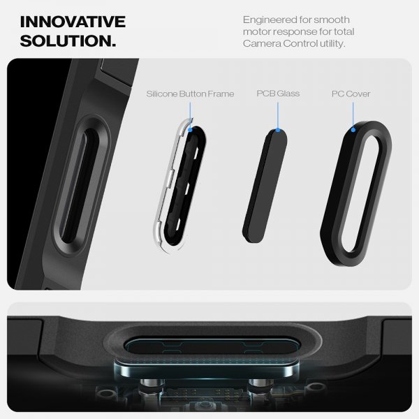 Spigen iPhone 16 Pro Cover Tough Armor T MagFit Sort