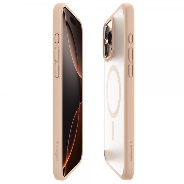 Spigen iPhone 16 Pro Cover Ultra Hybrid MagFit Frost Rose Titanium