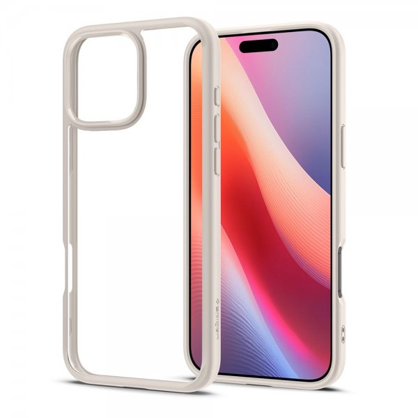 Spigen iPhone 16 Pro Cover Ultra Hybrid Natural Titanium