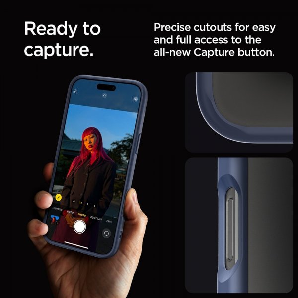Spigen iPhone 16 Pro Cover Ultra Hybrid Navy Blue