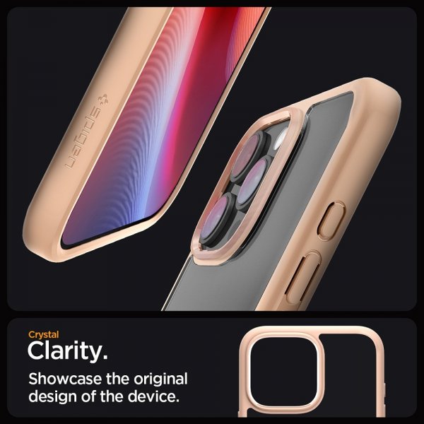 Spigen iPhone 16 Pro Cover Ultra Hybrid Rose Titanium