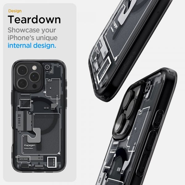 Spigen iPhone 16 Pro Cover Ultra Hybrid Zero One MagFit Sort