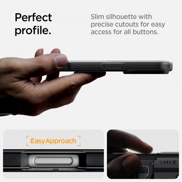Spigen iPhone 16 Pro Cover Ultra Hybrid Zero One MagFit Sort