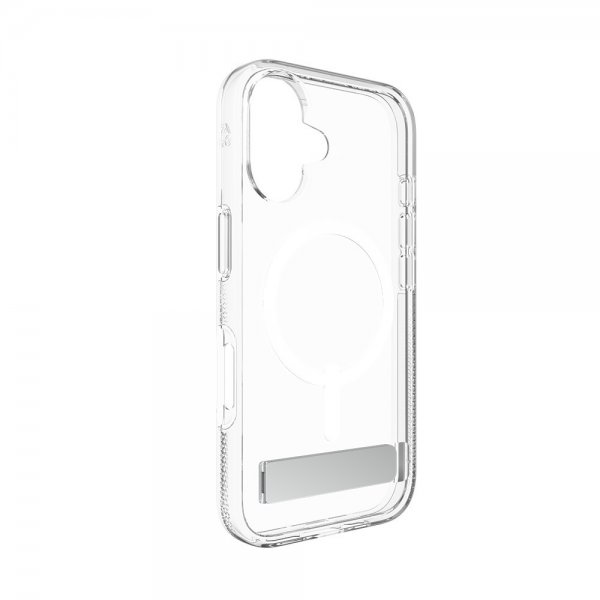 ZAGG iPhone 16 Cover Crystal Palace Snap Kickstand Transparent