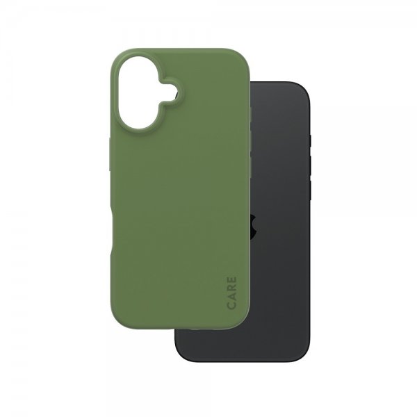 CARE by PanzerGlass iPhone 16 Cover Moderigtig Grøn