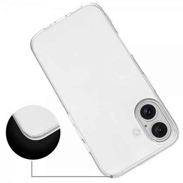 Nordic Covers iPhone 16 Cover Feather Series Transparent