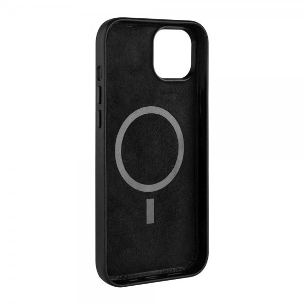 Repareret iPhone 16 Cover MagLeather Sort