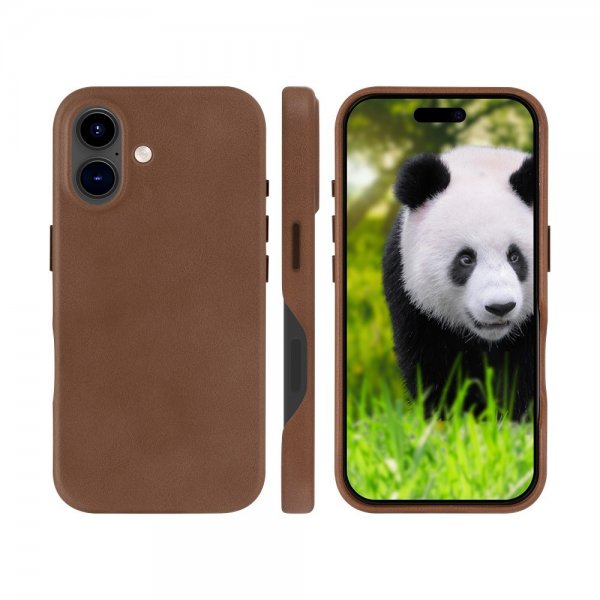 dbramante1928 iPhone 16 Cover Roskilde MagSafe Dark Tan