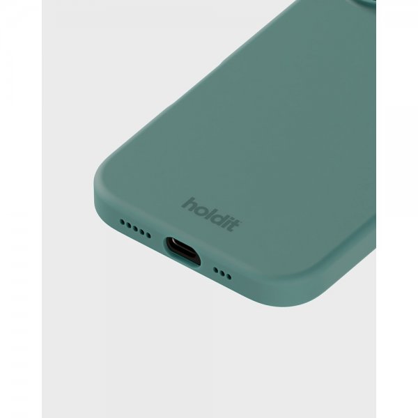 holdit iPhone 16 Cover Silikone Moss Green