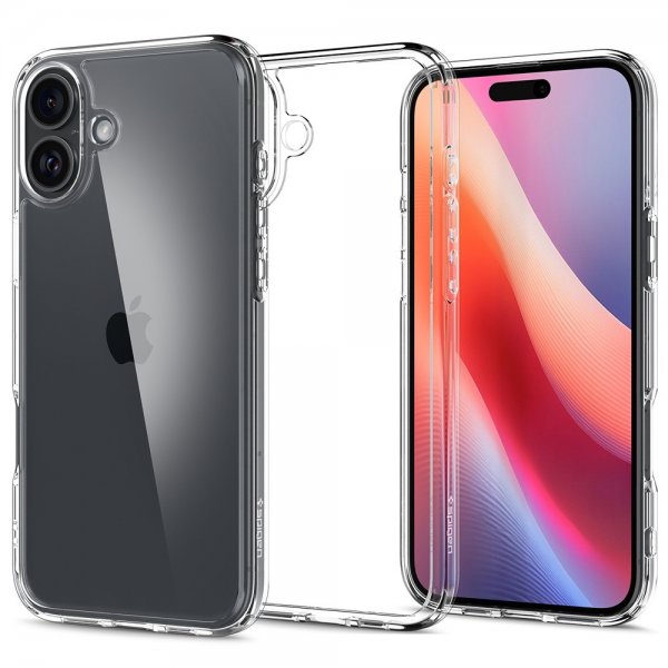 Spigen iPhone 16 Cover Ultra Hybrid Crystal Clear
