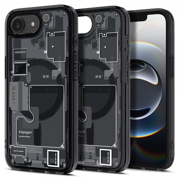 Spigen iPhone 16/iPhone 17 Cover Ultra Hybrid Zero One MagFit Sort