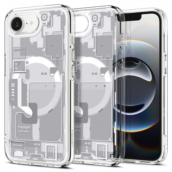 Spigen iPhone 16e/iPhone 17e Cover Ultra Hybrid Zero One MagFit Hvid