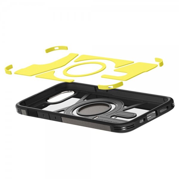 Spigen iPhone 16/17 Cover Tough Armor MagFit Gunmetal