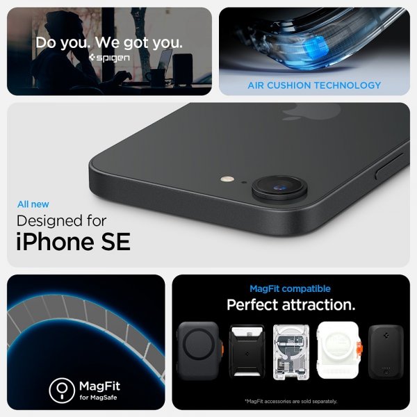 Spigen iPhone 16/17 Cover Ultra Hybrid S MagFit Clear White