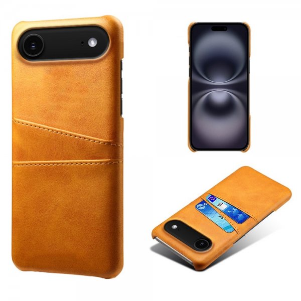iPhone Air Etui med To Kortrum Lysebrun