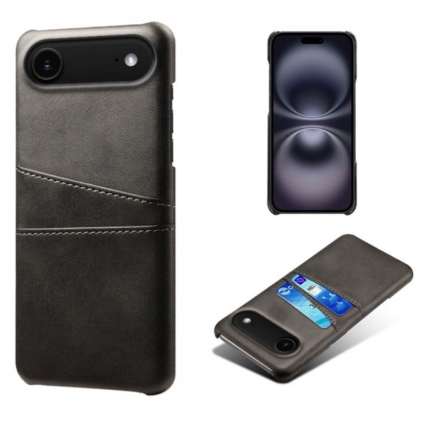 iPhone Air Cover med to kortlommer Sort