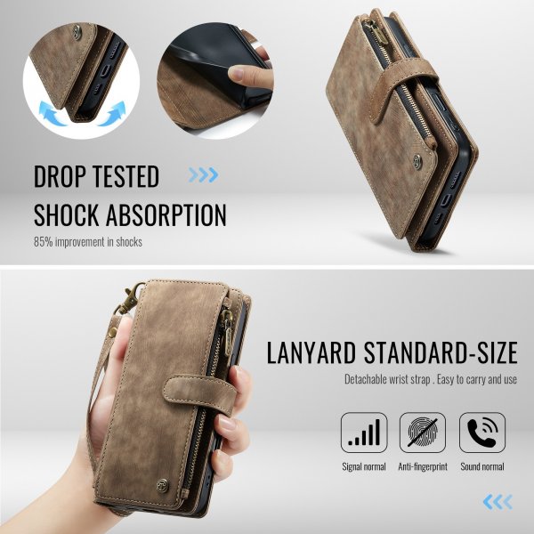 CaseMe iPhone 17 Etui C30 Serie Brun