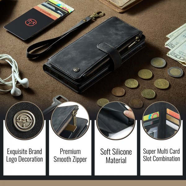 CaseMe iPhone 17 Etui C30 Serie Sort