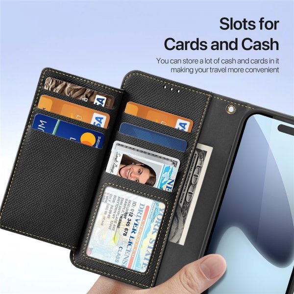 Dux Ducis iPhone 17 Pro Etui 2-i-1 Lawa Series MagSafe Sort