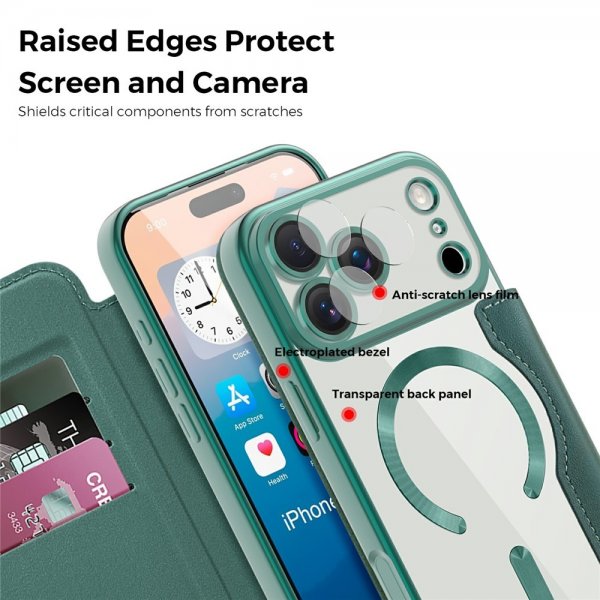 iPhone 17 Pro Cover MagSafe Grøn