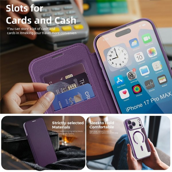 iPhone 17 Pro Cover MagSafe Lilla