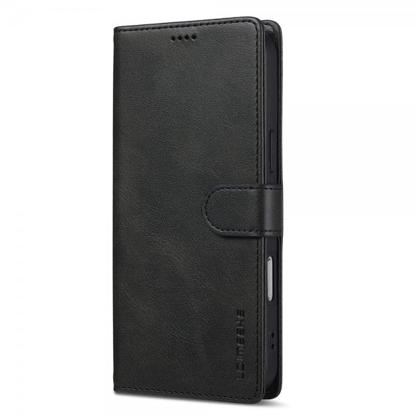 Lc.Imeeke iPhone 17 Pro Etui med Kortlomme Kickstand Sort