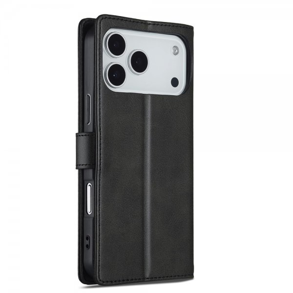 Lc.Imeeke iPhone 17 Pro Etui med Kortlomme Kickstand Sort