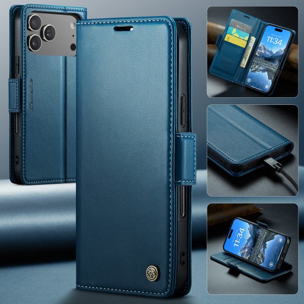 CaseMe iPhone 17 Pro Max Cover 023-serien Blå