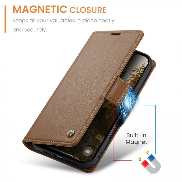 CaseMe iPhone 17 Pro Max Cover 023 Series Brun