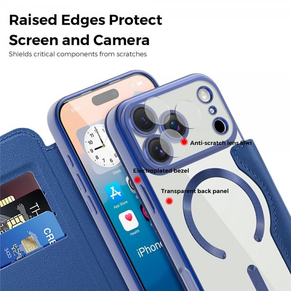 iPhone 17 Pro Max Cover MagSafe Blå