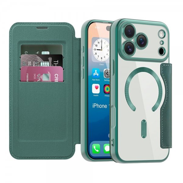 iPhone 17 Pro Max Cover MagSafe Grøn