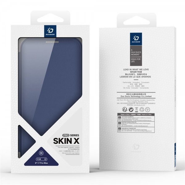 Dux Ducis iPhone 17 Pro Max Cover Skin X Pro Series MagSafe Blå