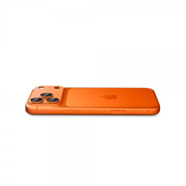 Spigen iPhone 17 Pro Max Kamerabeskytter Glas.tR EZ Fit Optik Pro XL Orange