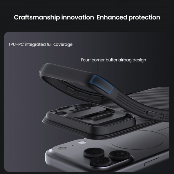 Nillkin iPhone 17 Pro Max Cover CamShield Pro MagSafe Sort