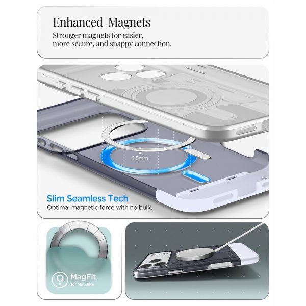 Spigen iPhone 17 Pro Max Cover Classic C1 MagFit Graphite