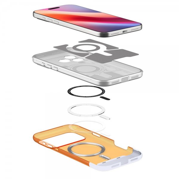 Spigen iPhone 17 Pro Max Cover Classic C1 MagFit Tangerine