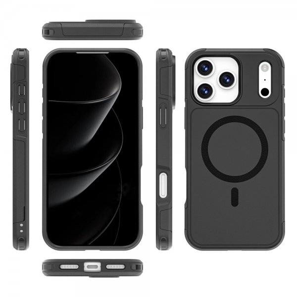 4smarts iPhone 17 Pro Max Cover Defend Etui Ultimag Sort