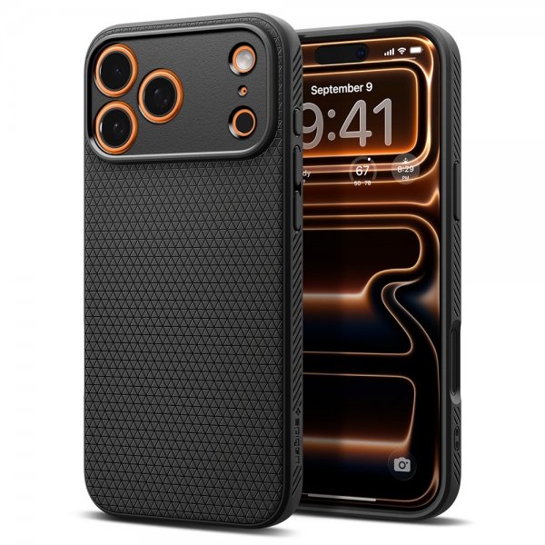 Spigen iPhone 17 Pro Max Cover Liquid Air Mat Sort