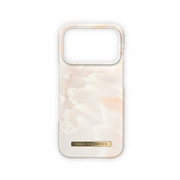 Ideal of Sweden iPhone 17 Pro Max Cover Printed Case MagSafe Rose Pearl Marble