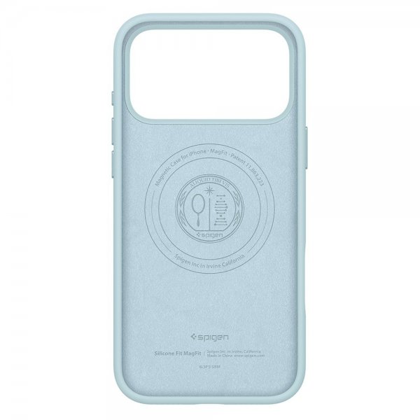 Spigen iPhone 17 Pro Max Cover Silicone Fit MagFit Mute Blue