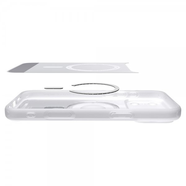 Spigen iPhone 17 Pro Max Cover Ultra Hybrid Classic MagFit Sølv