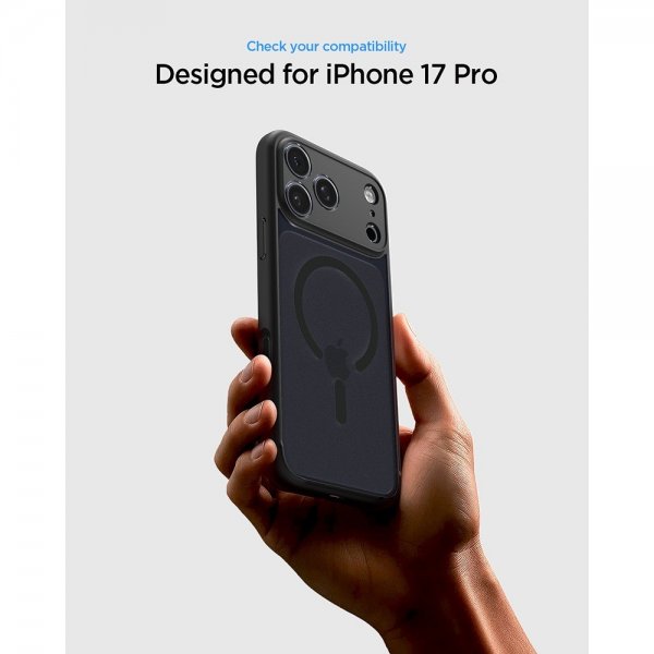 Spigen iPhone 17 Pro Max Cover Ultra Hybrid MagFit Frost Black