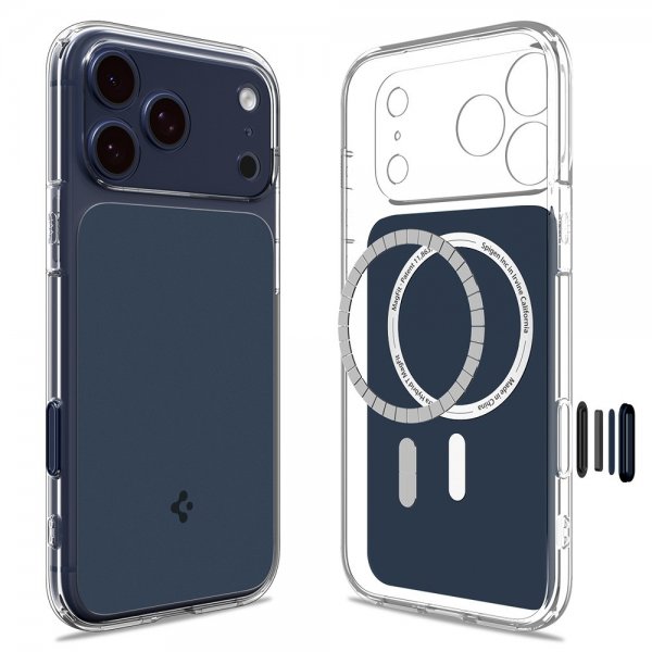 Spigen iPhone 17 Pro Max Cover Ultra Hybrid T MagFit Mat Blå