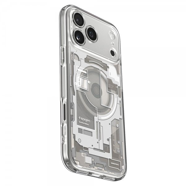 Spigen iPhone 17 Pro Max Cover Ultra Hybrid Zero One MagFit Natural Titanium