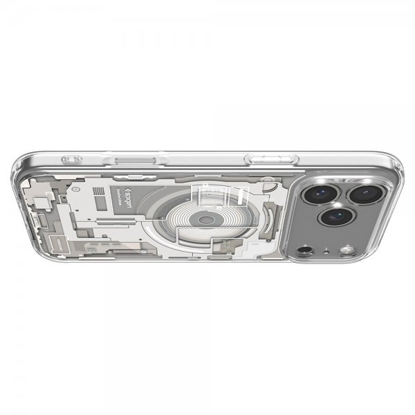 Spigen iPhone 17 Pro Max Cover Ultra Hybrid Zero One MagFit Natural Titanium
